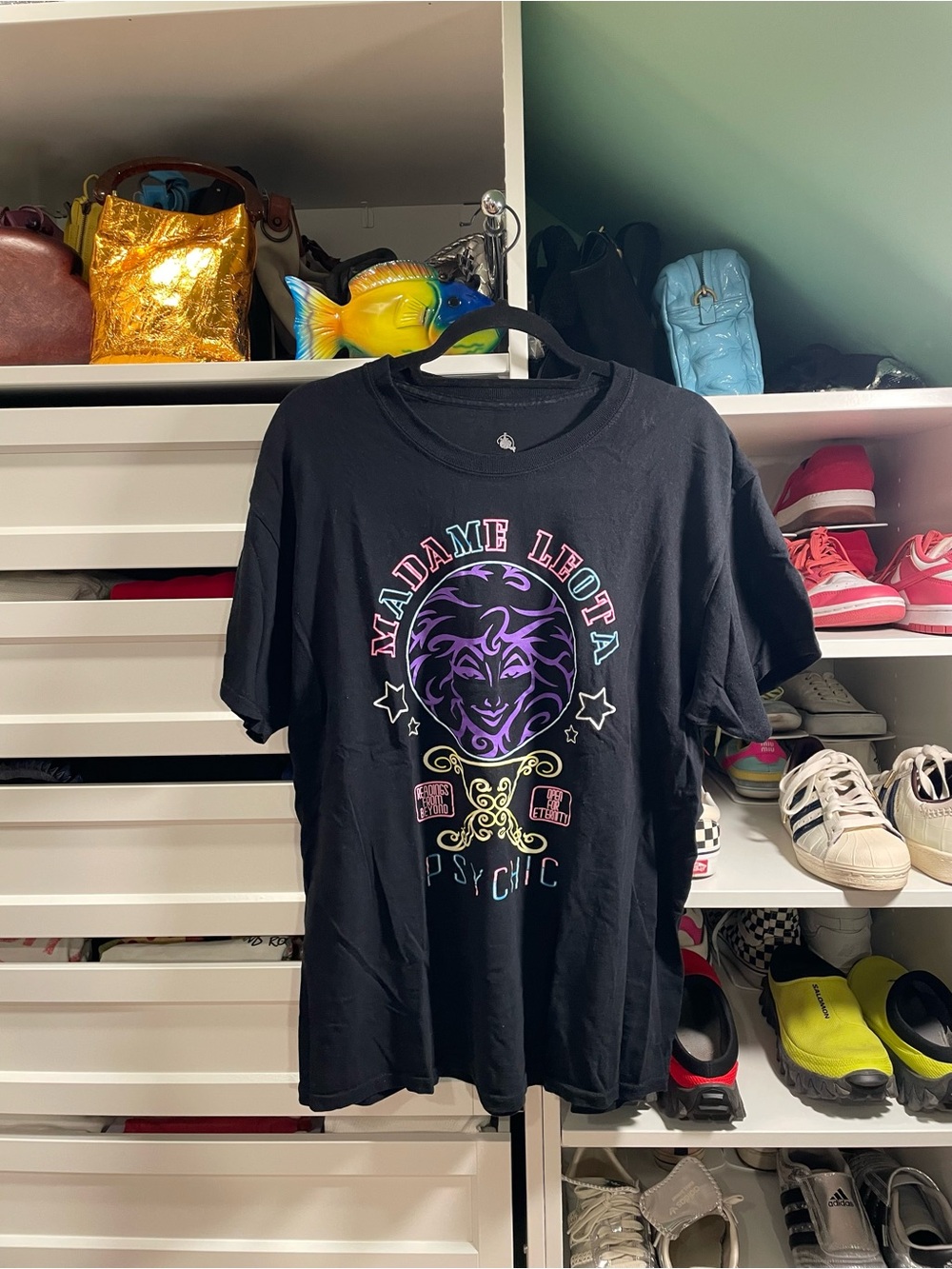 Disney Black 'Madame Leota Psychic' Short Sleeve Tee